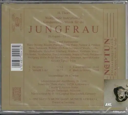 Entspannungsmusik für die Jungfrau, H. Thors, CD