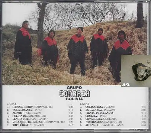 Grupo Comarch, ilusion herida, Musica de los Andes, CD