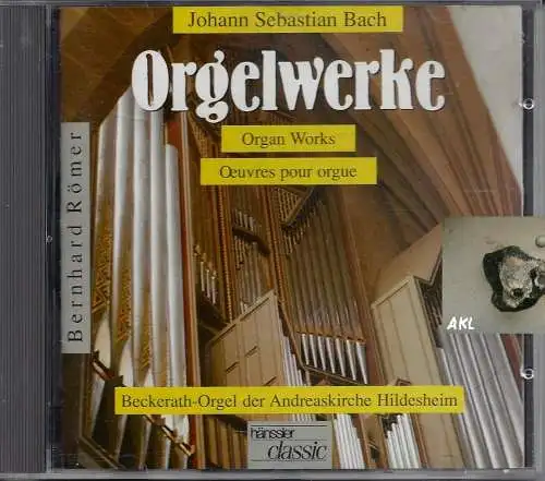 Orgelwerke, Johann Sebastian Bach, Bernhard Römer, CD