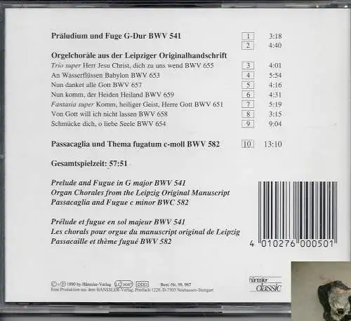 Orgelwerke, Johann Sebastian Bach, Bernhard Römer, CD