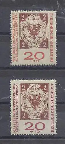 Bundesrep. Deutschland  Nr 311 311a Gebraucht