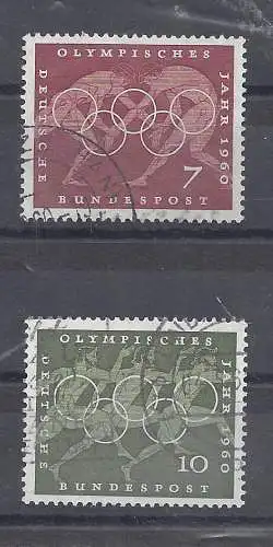 Bundesrep. Deutschland  Nr 332 333 Gebraucht