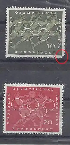 Bundesrep. Deutschland  Nr 333 334 Gebraucht