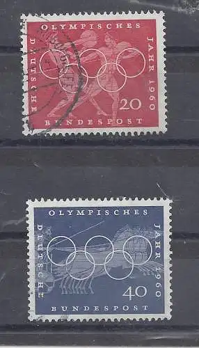 Bundesrep. Deutschland  Nr 334 335 Gebraucht