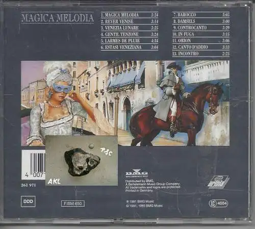 Rondo Veneziano, Magic Melodia, CD