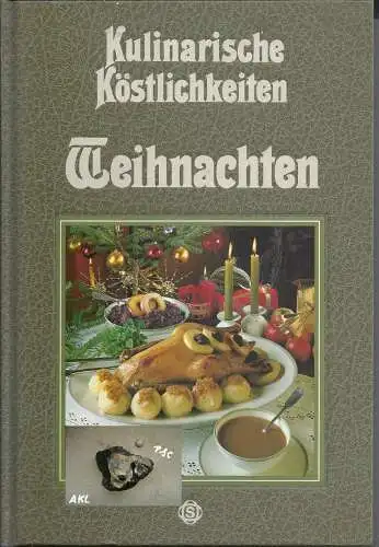 Kulinarische Köstlichkeiten, Weihnachten. 