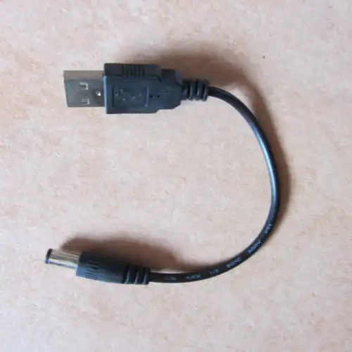 USB Steckerverbindung, Farbe schwarz, Länge 10-11 cm, kurz