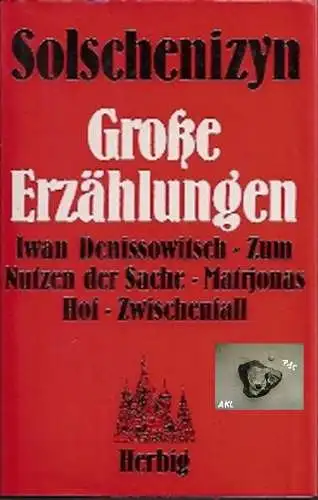 Solschenizyn: Große Erzählungen. 