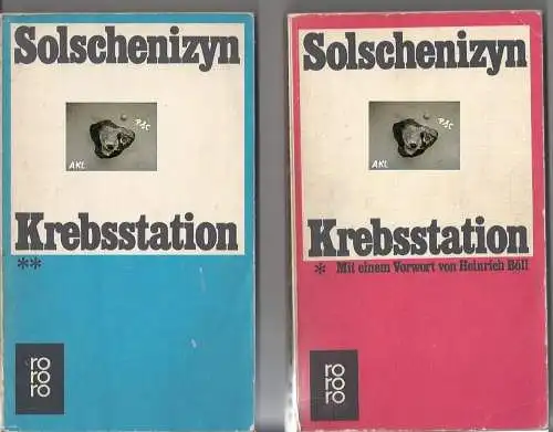 Solschenizyn: Krebsstation, Band 1 und Band 2. 