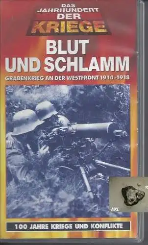 Blut und Schlamm, Grabenkrieg an der Westfront, VHS