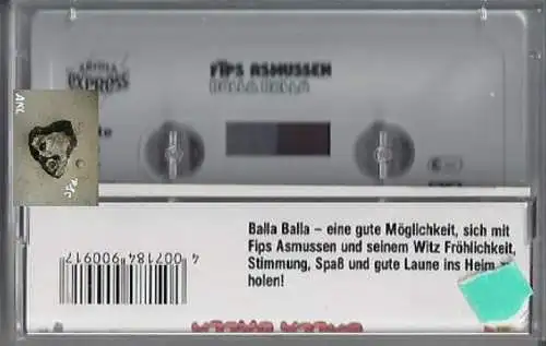 Fips Asmussen, Balla Balla, Ariola Express, MC, Kassette **