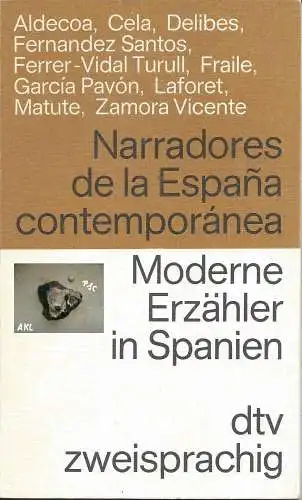 Moderne Erzähler in Spanien, zweisprachig. 