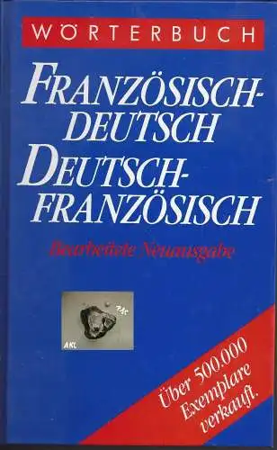 Wörterbuch Französisch Deutsch, Deutsch Französisch. 