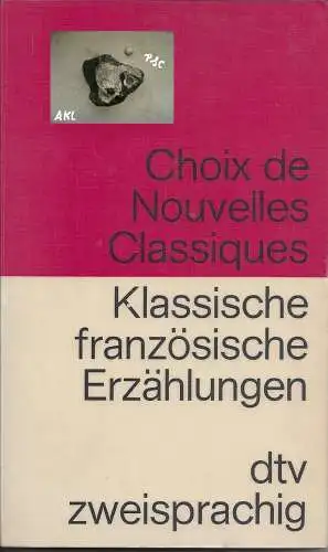 Klassische französische Erzählungen, französisch, deutsch, zweisprachig. 