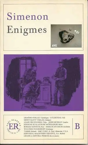 Enigmes, Leselektüre, französisch. 