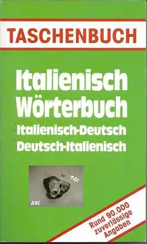 Taschenbuch, Italienisch Wörterbuch, Italienisch Deutsch. 