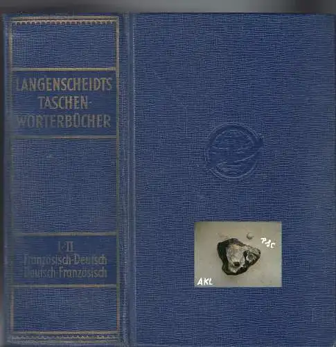 Langenscheidts Taschenwörterbuch, Französisch, Deutsch und umgekehrt. 