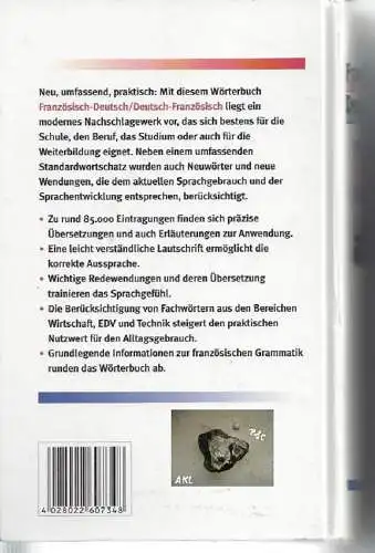 Wörterbuch Französisch Deutsch. 