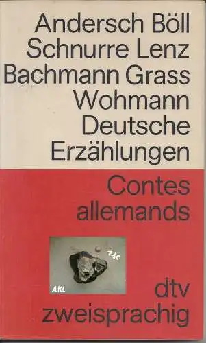 Contes allemands, französisch deutsch, zweisprachig.