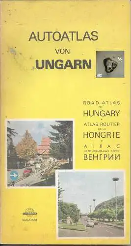 Autoatlas von Ungarn. 