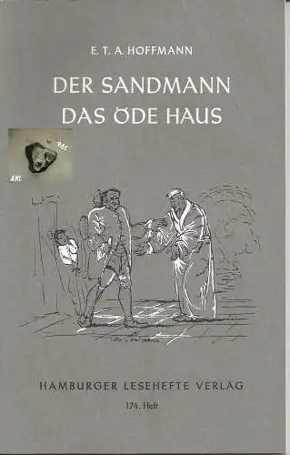 E. T. A. Hoffmann: Das Sandmann, Das öde Haus, Hamburger Lesehefte. 