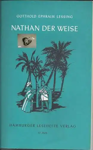 G. E. Lessing: Nathan der Weise, Hamburger Lesehefte, Nr. 17.