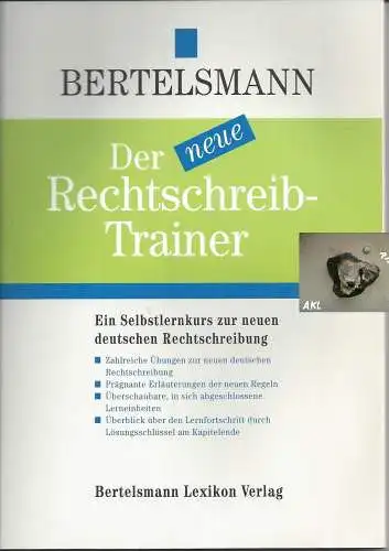 Der neue Rechtschreibtrainer, Deutsch. 