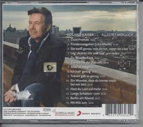 Alles ist möglich, Roland Kaiser, CD
