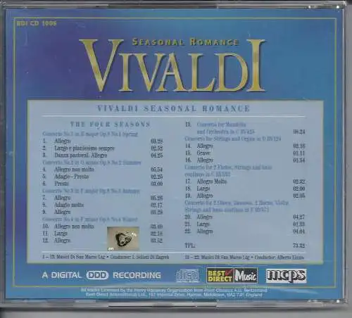 Klassik zum Kuscheln, The Classical Romantic, Vivaldi