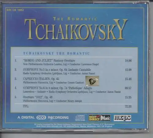 Klassik zum Kuscheln, The Classical Romantic, Tschaikovsky