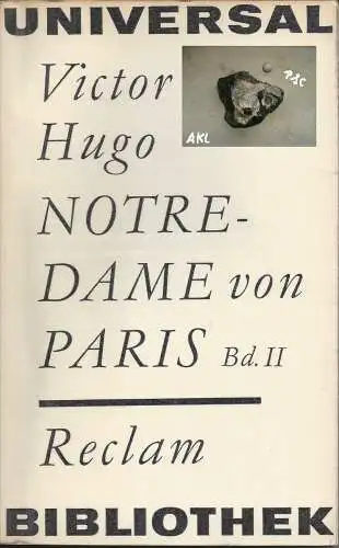 Victor Hugo: Notredame von Paris, Band II. 