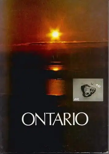 Ontario, das Land das Volk und die Zukunft, Bildband, Kanada.