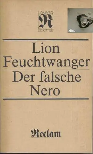 Lion Feuchtwanger: Der falsche Nero. 