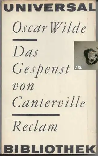 Oscar Wilde: Das Gespenst von Canterville. 