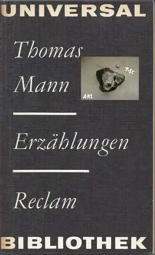 Thomas Mann: Erzählungen. 