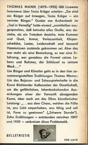 Thomas Mann: Erzählungen. 