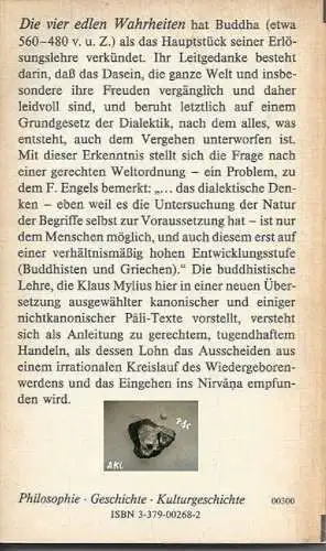 Klaus Mylius: Die vier edlen Wahrheiten. 