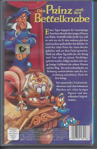 Der Prinz und der Bettelknabe, VHS