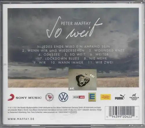 Peter Maffay, So weit, CD