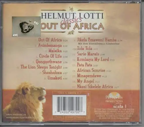 Classics out of Africa, Helmut Lotti, CD