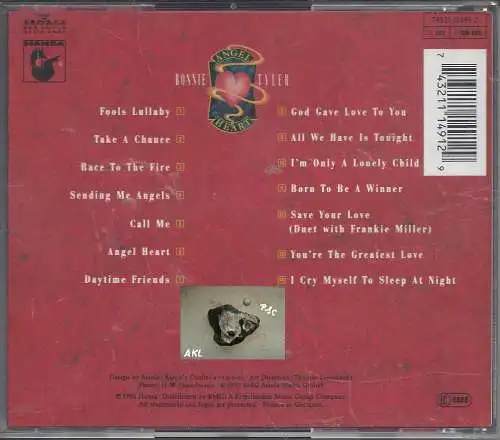 angel heart, Bonnie Tyler, CD