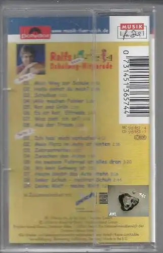 Rolfs Schulweg Hitparade, Kassette, MC