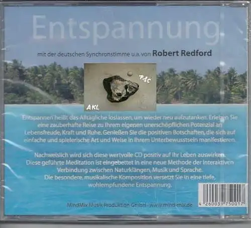 Die magische Insel, Entspannung, CD