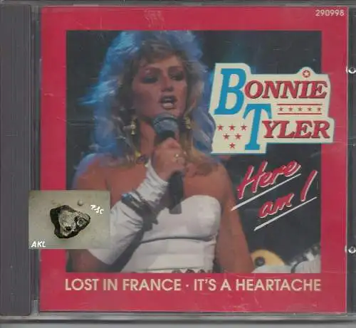 Bonnie Tyler, Here am, Lost in france, Its a heartache, CD