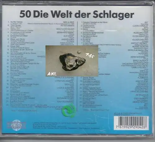 50 Die Welt der Schlager, CD