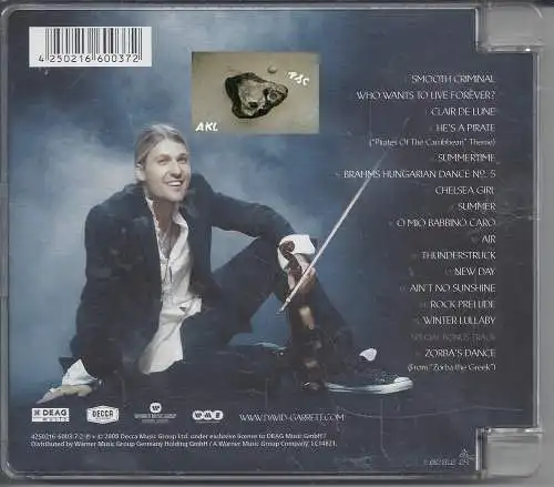 Encore, David Garrett, CD