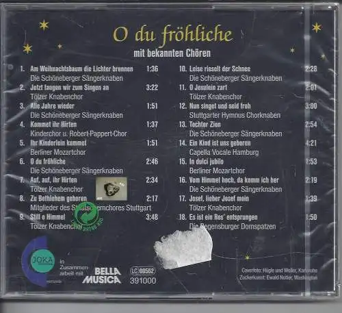 O du fröhliche mit bekannten Chören, CD