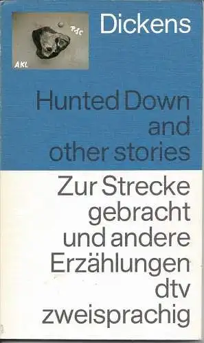 Zur Strecke gebracht, englisch, deutsch, zweisprachig, dtv. 