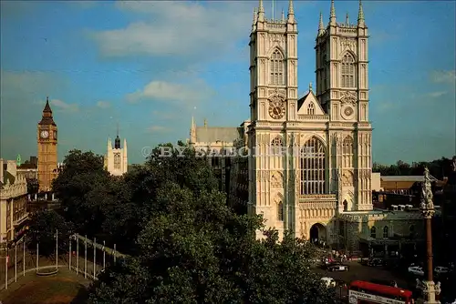 [Echtfotokarte farbig] London
Westminster Abbey. 