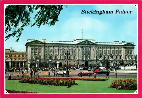 [Echtfotokarte farbig] London
Buckingham Palace. 